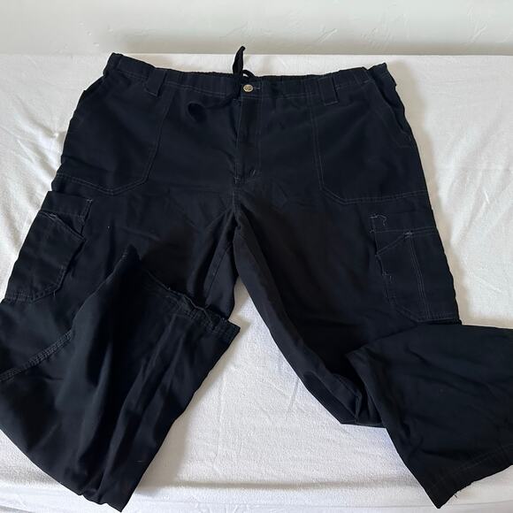 Carhartt Scrub Cargo Pants Size 2XL Regular Black Medical Nursing EMT Plus Size - Picture 1 of 7